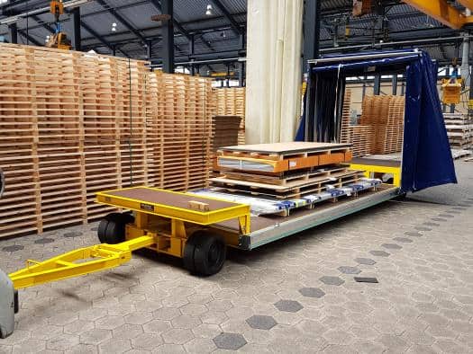 Hulck MCB metaalindustrie aanhanger transport Nederland