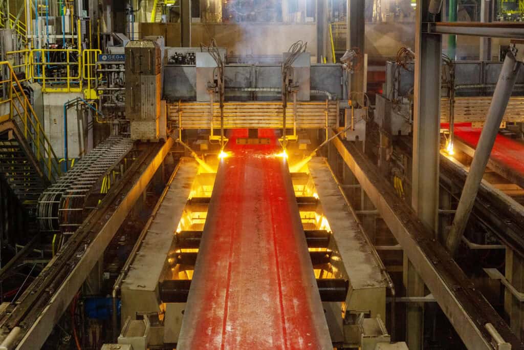 Hulck staalfabriek project staal transport specialist Nederland industrieel