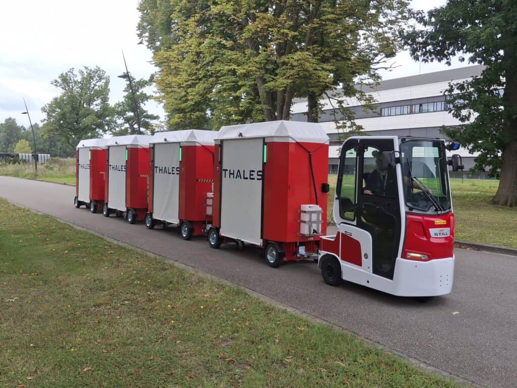 Logistieke trein voor Milk run