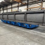 Tank van CTC Tankbouw op een elektrische platformwagen van 30 ton van HULCK